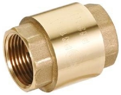 Zpětné klapky celomosazné